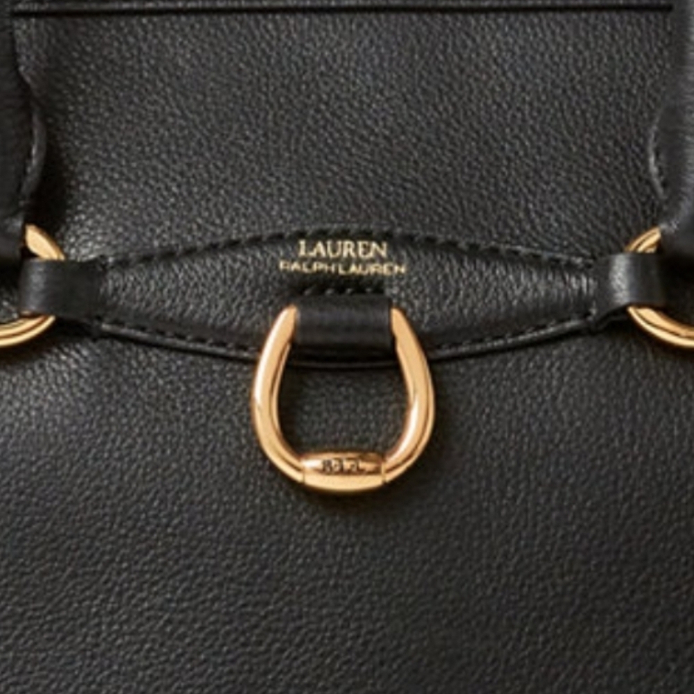 (1770) LAUREN RALPH LAUREN Stonegate Leather Satchel - Picture 4 of 8